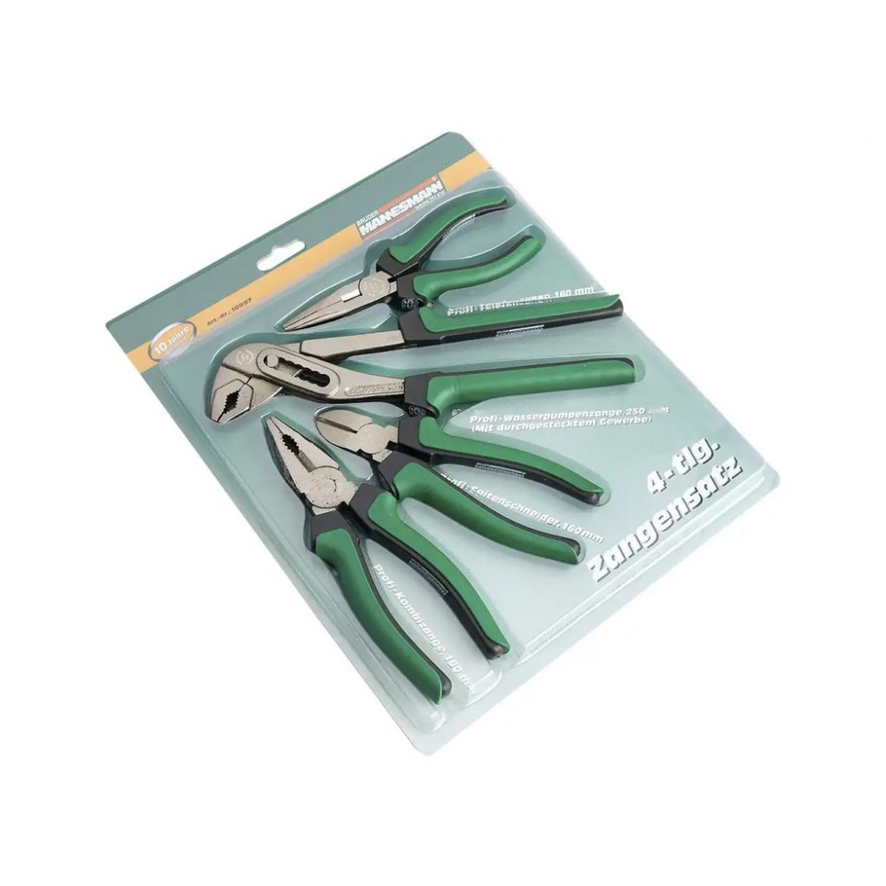 Набір плоскогубців з 4 предметів Mannesmann Набір плоскогубців з 4 предметів Mannesmann
