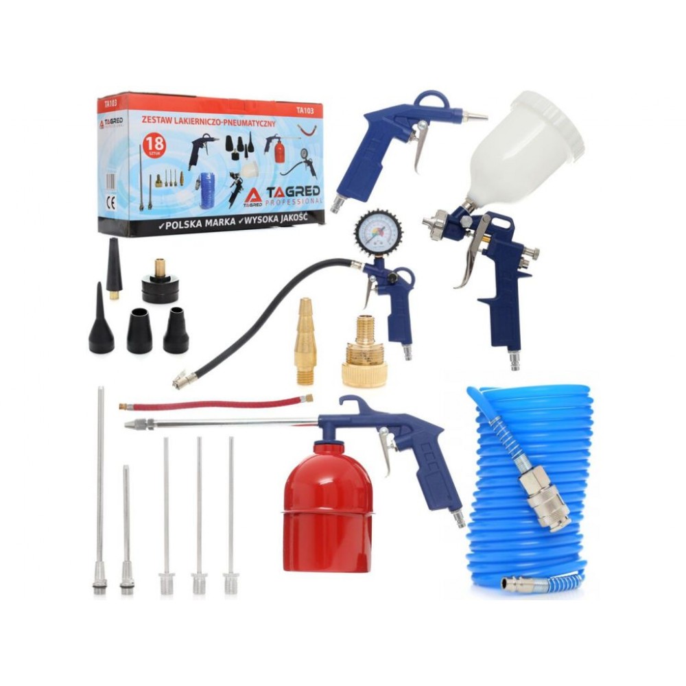 Набір пневматичного інструменту TAGRED TA103 Набір пневматичного інструменту TAGRED TA103