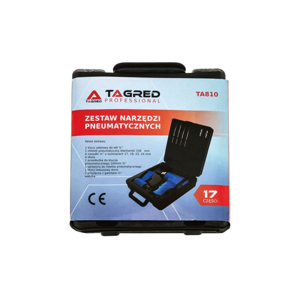 Набір пневматичного інструменту TAGRED TA810 Набір пневматичного інструменту TAGRED TA810