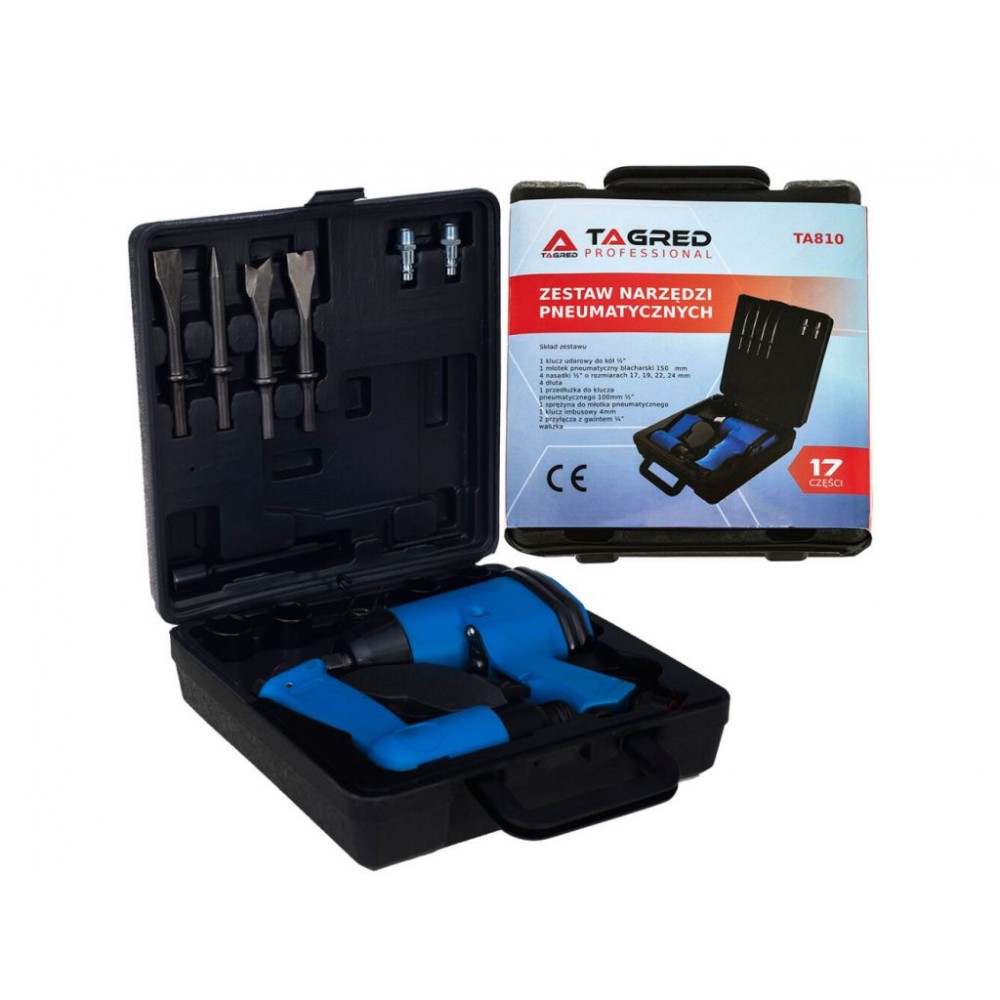 Набір пневматичного інструменту TAGRED TA810 Набір пневматичного інструменту TAGRED TA810