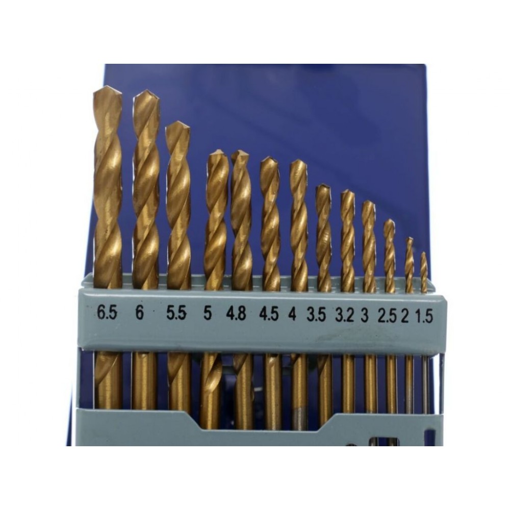 Набір свердл по металу TAGRED TA1033, 13 шт