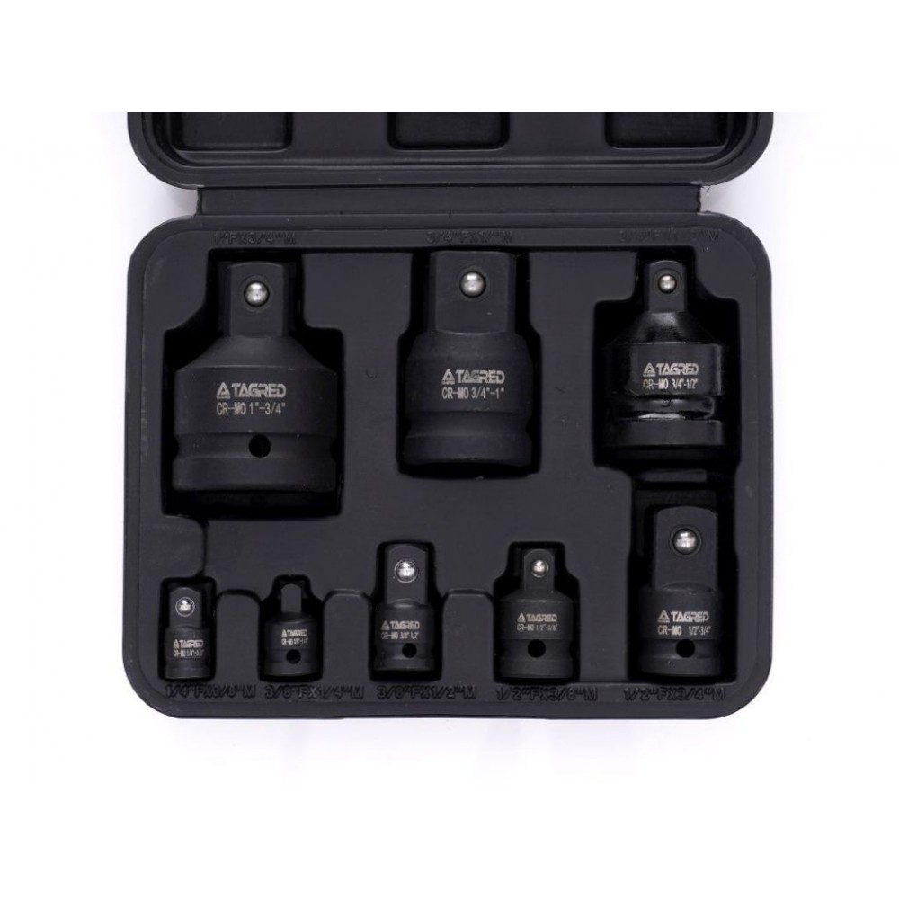 Набір перехідників для торцевих ключів TAGRED TA4212 Набір перехідників для торцевих ключів TAGRED TA4212