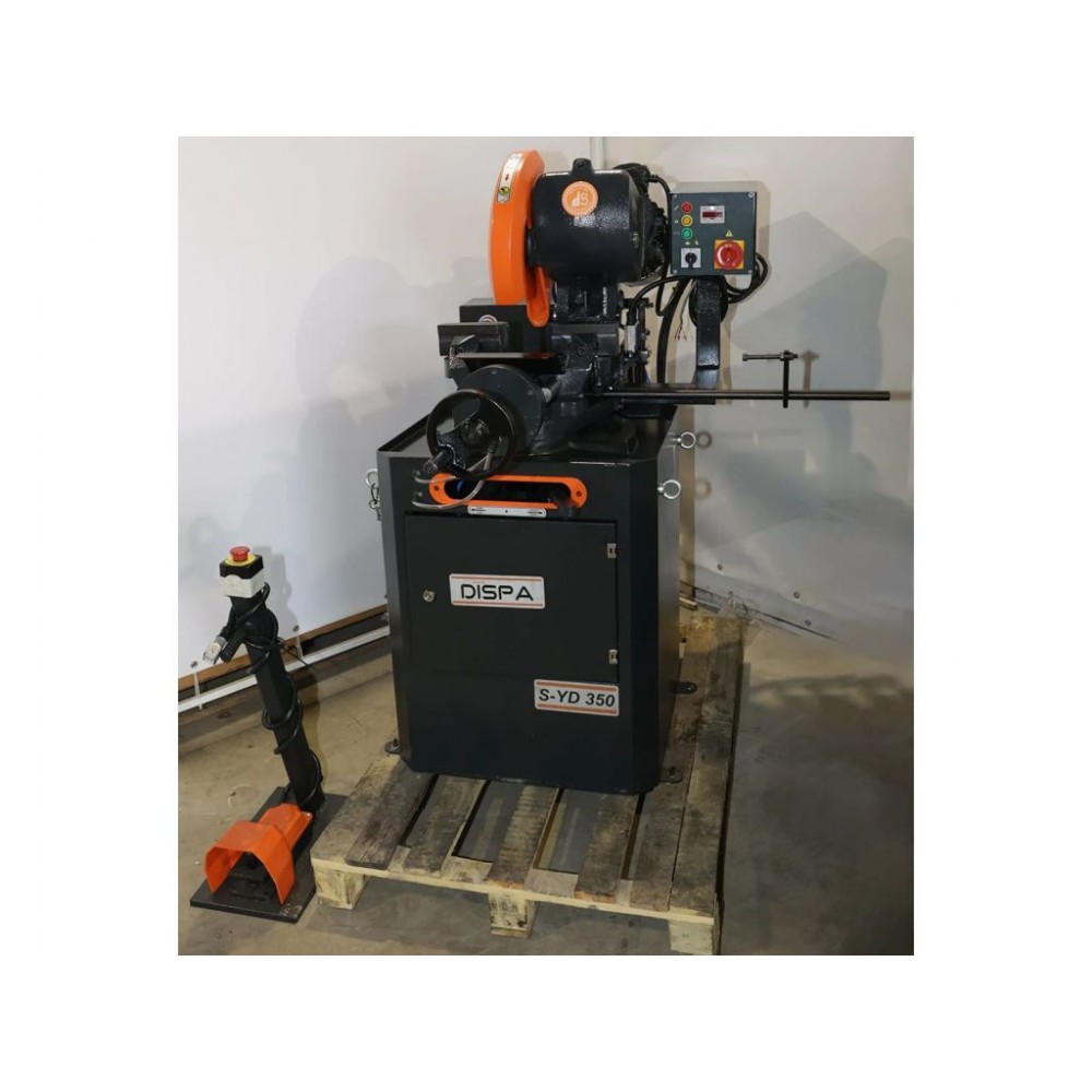 Напівавтоматична дискова пила з подвійним пневмо-затиском Dispa Makina S-YD350 Напівавтоматична дискова пила з подвійним пневмо-затиском Dispa Makina S-YD350