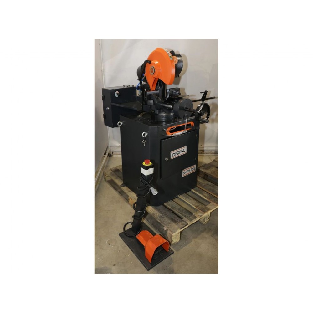 Напівавтоматична дискова пила з подвійним пневмо-затиском Dispa Makina S-YD350 Напівавтоматична дискова пила з подвійним пневмо-затиском Dispa Makina S-YD350