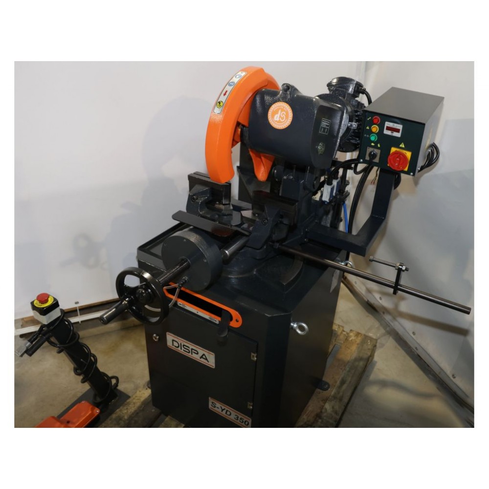 Напівавтоматична дискова пила з подвійним пневмо-затиском Dispa Makina S-YD350 Напівавтоматична дискова пила з подвійним пневмо-затиском Dispa Makina S-YD350