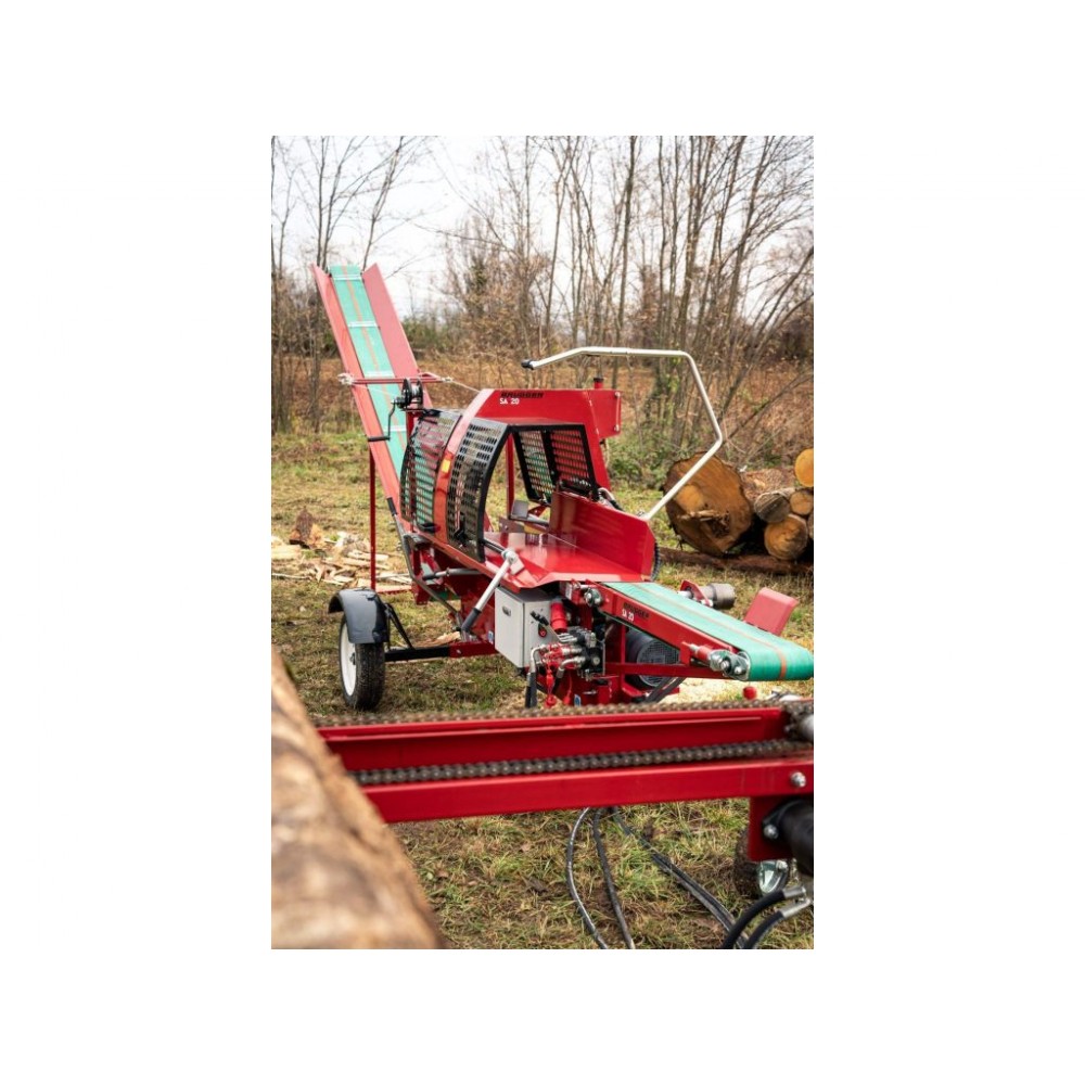 Напівавтоматична машина для різання і розколу дров Brugger SA38 Напівавтоматична машина для різання і розколу дров Brugger SA38