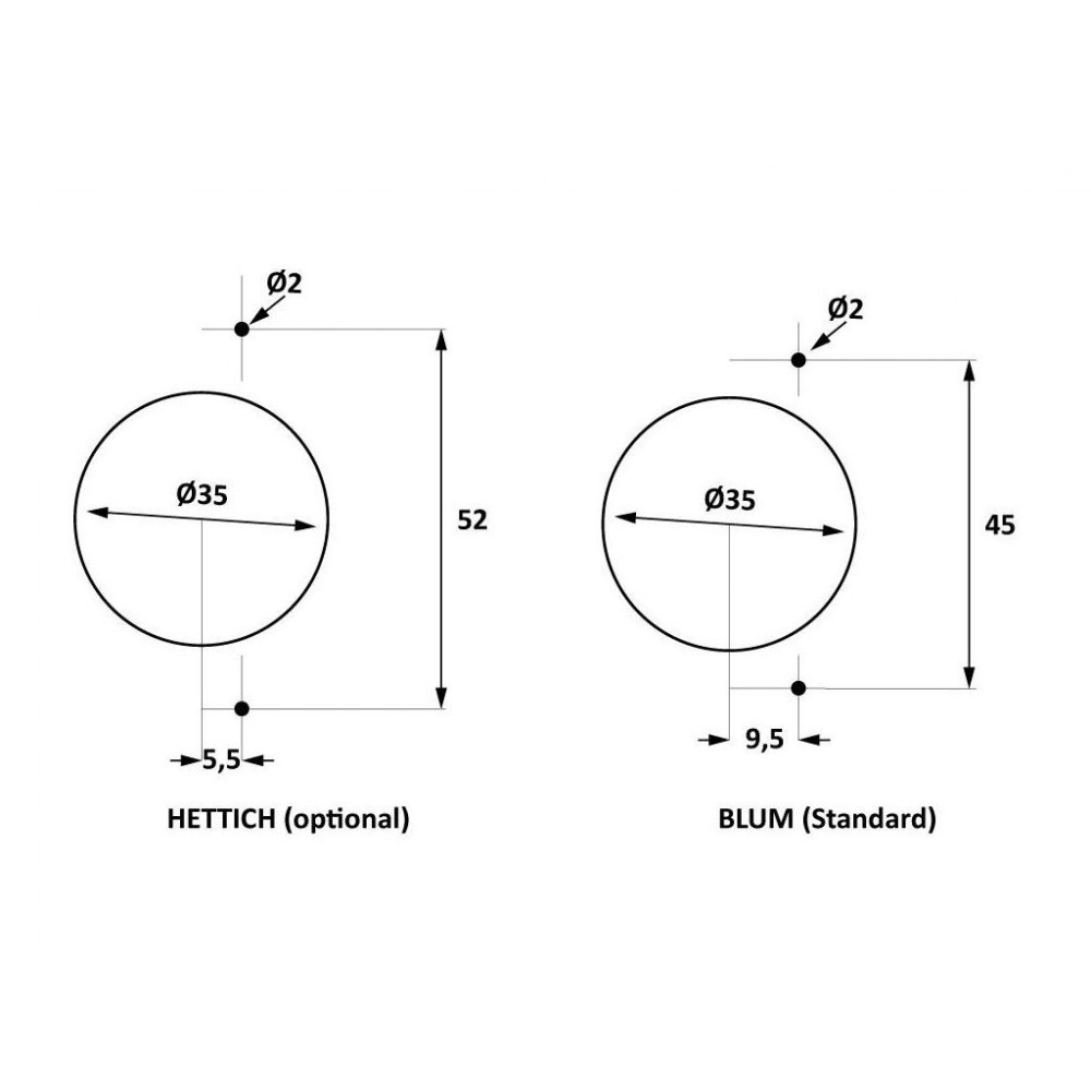 Верстат для свердління отворів під фурнітуру Holzmann BBM 35MAN Верстат для свердління отворів під фурнітуру Holzmann BBM 35MAN