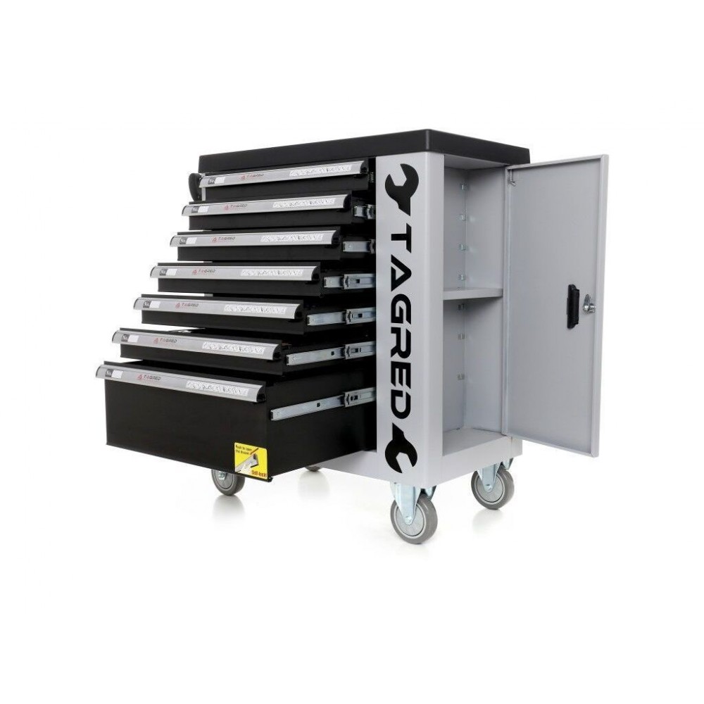 Візок з інструментами для майстерні TAGRED TA212, 251 ел