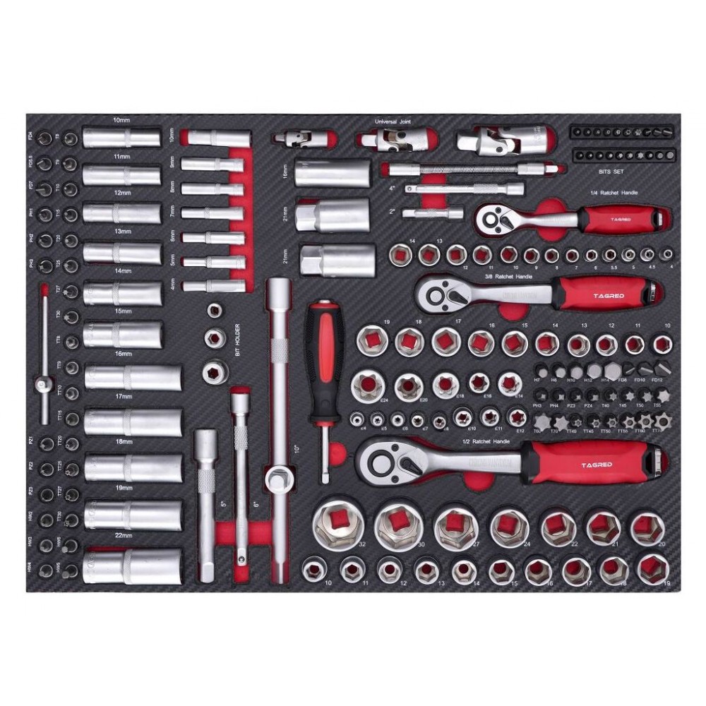 Візок для майстерні з інструментами TAGRED TA216, 306 ел