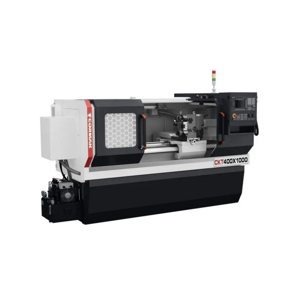 Токарний верстат з ЧПУ CORMAK 400×1000 з ручним патроном Токарний верстат з ЧПУ CORMAK 400×1000 з ручним патроном