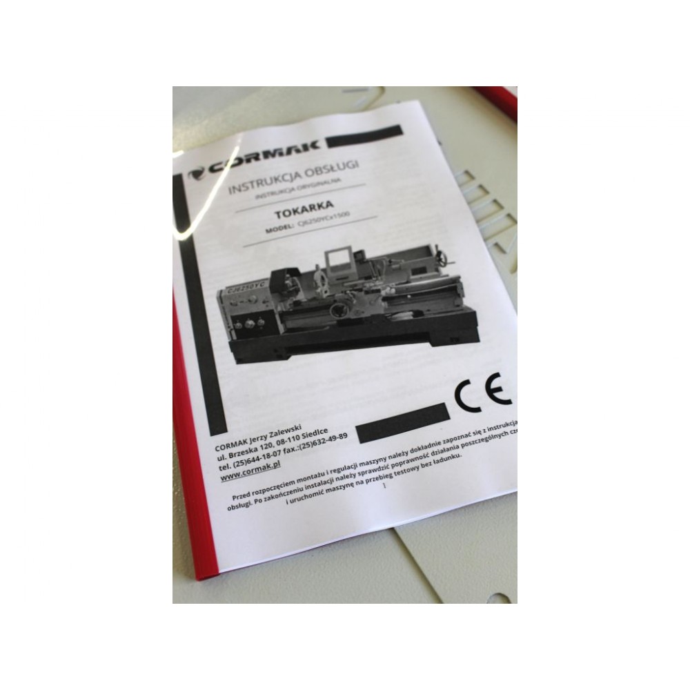 Токарно-гвинторізний верстат CORMAK CJ6250YC 500X1500 Токарно-гвинторізний верстат CORMAK CJ6250YC 500X1500
