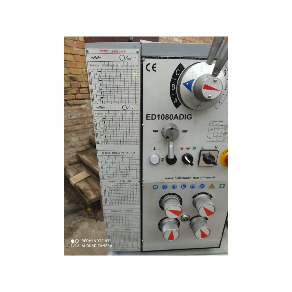 Токарний верстат по металу Holzmann ED 1080ADIG Токарний верстат по металу Holzmann ED 1080ADIG