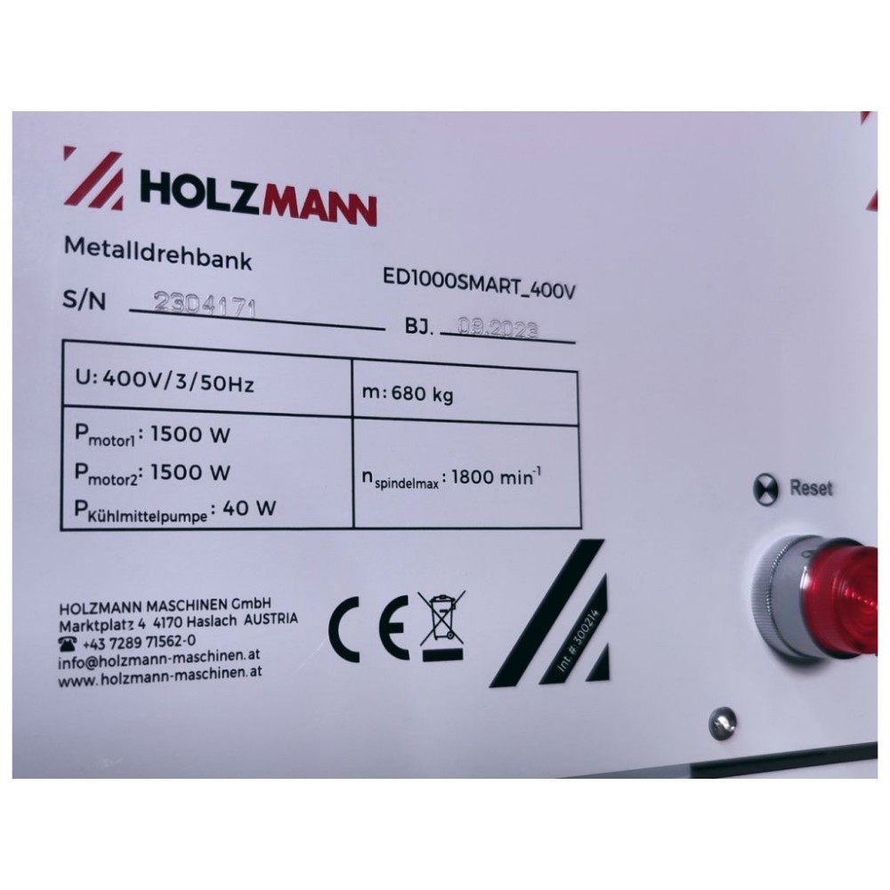 Токарний верстат Holzmann ED1000SMART Токарний верстат Holzmann ED1000SMART