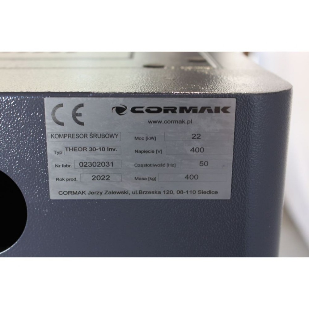 Гвинтовий компресор з інвертором CORMAK THEOR 30 -10