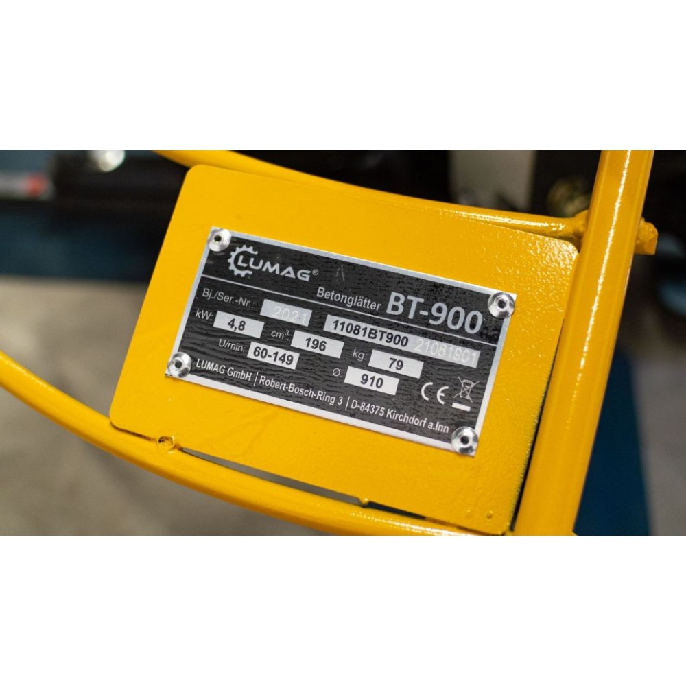Затиральна машина по бетону Lumag BT900 Затиральна машина по бетону Lumag BT900
