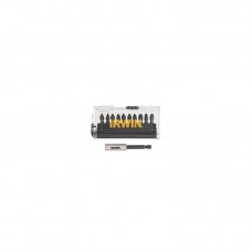 Біти IMPACT PRO 1/4\"/25мм, комплект 10шт: PZ1x2 / PZ2x5 / PZ3x2 + тримач, IRWIN
