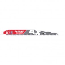 Полотно для шаб. пили AX CARBIDE MILWAUKEE, 230мм/ крок зуба 5мм, (деревина з цвяхами)