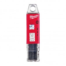 Свердло по металу HSS-R MILWAUKEE DIN338, діаметр 3,2 мм, (10шт)