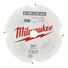 Диск пиляльний PFTE MILWAUKEE, O160х20х2,2мм, 4 зуб.