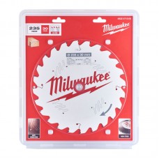 Диск пиляльний PFTE MILWAUKEE, O235х30х2,4мм, 24 зуб.