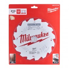 Диск пиляльний PFTE THIN KERF MILWAUKEE, O210/30мм, 16 зуб.