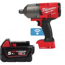 Гайковерт акумуляторний безщітковий MILWAUKEE 3/4\" (2034Нм) M18 ONEFHIWF34-0, з кільцем (каркас) + M18 B5 подарунок
