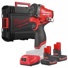 Гайковерт високомоментний MILWAUKEE 1/2\" (746 Нм) M12 FCIWF12G3-502X (+2 акумулятори, зарядний пристрій, HD кейс)