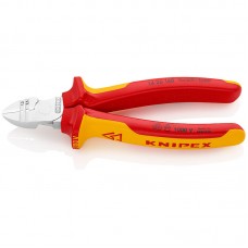 Кусачки бокові (бокорізи) компактні X-Cut Ø12,0мм, 160мм VDE KNIPEX 73 06 160, хромовані