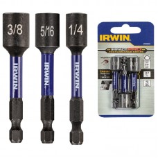 Набір тримачів шурупів IMPACT PRO 65мм,  3шт. : 7мм (9/32\"), 8мм (5/16\"), 10мм (25/64\"), IRWIN