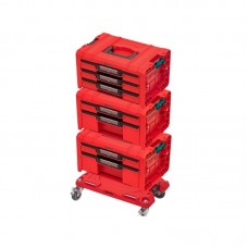 Набір ящиків для інструментів Qbrick System PRO Drawer Workshop Set 3 2.0 RED (5901238258353)
