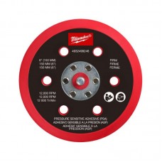Підошва шліфувальна MILWAUKEE FROSBPSP150, O150мм, 6 отв. для M12 FROS (м'яка з PSA)