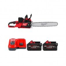 Пила ланцюгова акумуляторна безщіткова MILWAUKEE (шина 50см) M18 F2CHS50-802 (2Х18В) (+ заряд.пристрій, 2 акум., шина, ланцюг, к