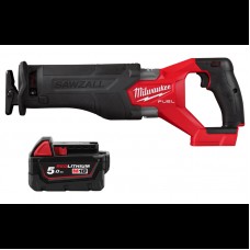 Пила шабельна акумуляторна безщіткова MILWAUKEE M18 FSZ-0 (каркас) + M18 B5 подарунок