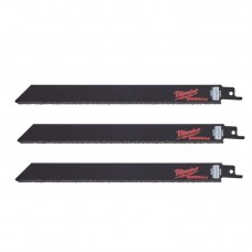 Полотно для шабельних пил Carbide Grit MILWAUKEE, 230мм, (3шт) (чавун, абразивні матеріали, фіберглас)