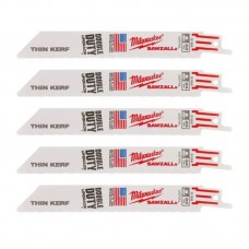 Полотно для шабельних пил THIN KERF MILWAUKEE, 150х1,0мм, (5шт), (метал)