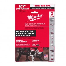 Полотно для стрічкових пил Premium Bi-Metal MILWAUKEE, 687,57х2,1/1,8мм, (4-8мм), (3шт)