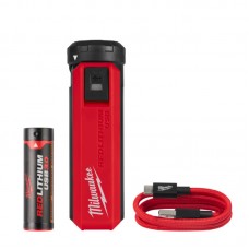 Акумулятор Li-Ion Повербанк 2,1А PPS-301 с зарядним пристроєм USB L4 MILWAUKEE 4932493335