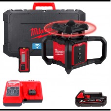 Рівень лазерний ротаційний акумуляторний MILWAUKEE M18 RLOH600-201C 600м
