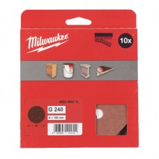 Шліфувальний папір MILWAUKEE O150/6 HL, зерно 240, (10шт)