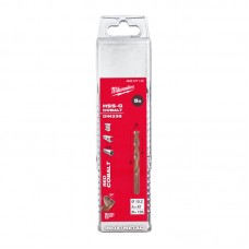 Свердло по металу HSS-Co MILWAUKEE DIN338, діаметр 10,2х133х87мм, (5шт), пластикова коробка