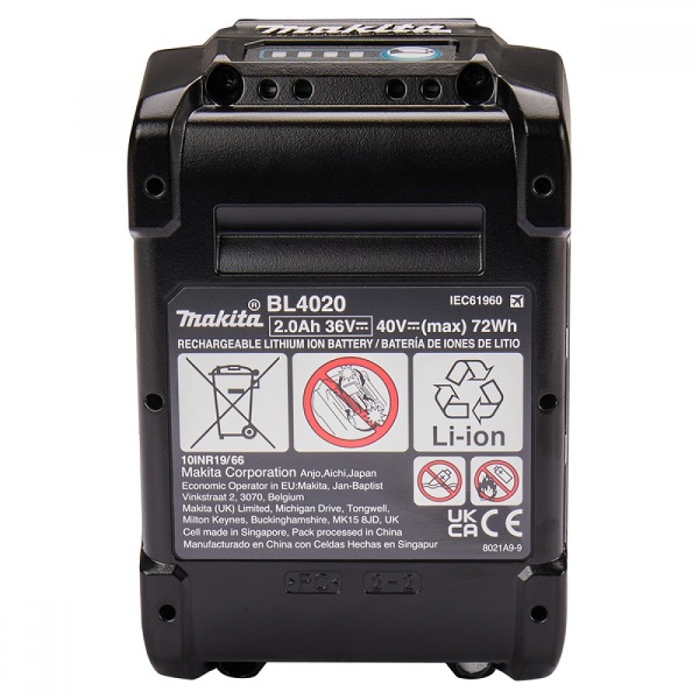 Аккумулятор Makita XGT BL4020, 191L29-0 Аккумулятор Makita XGT BL4020, 191L29-0