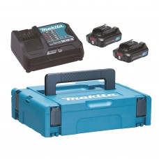 Набір акумуляторів Makita CXT (BL1021Bx2, DC10SB, Makpac 1)