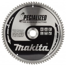 Пиляльний диск Makita SPECIALIZED: алюміній, ламінат 300х30 мм 80Т B-33392