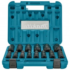 Набір подовжених ударних головок 1/2' Impact Black 14 шт. E-16586