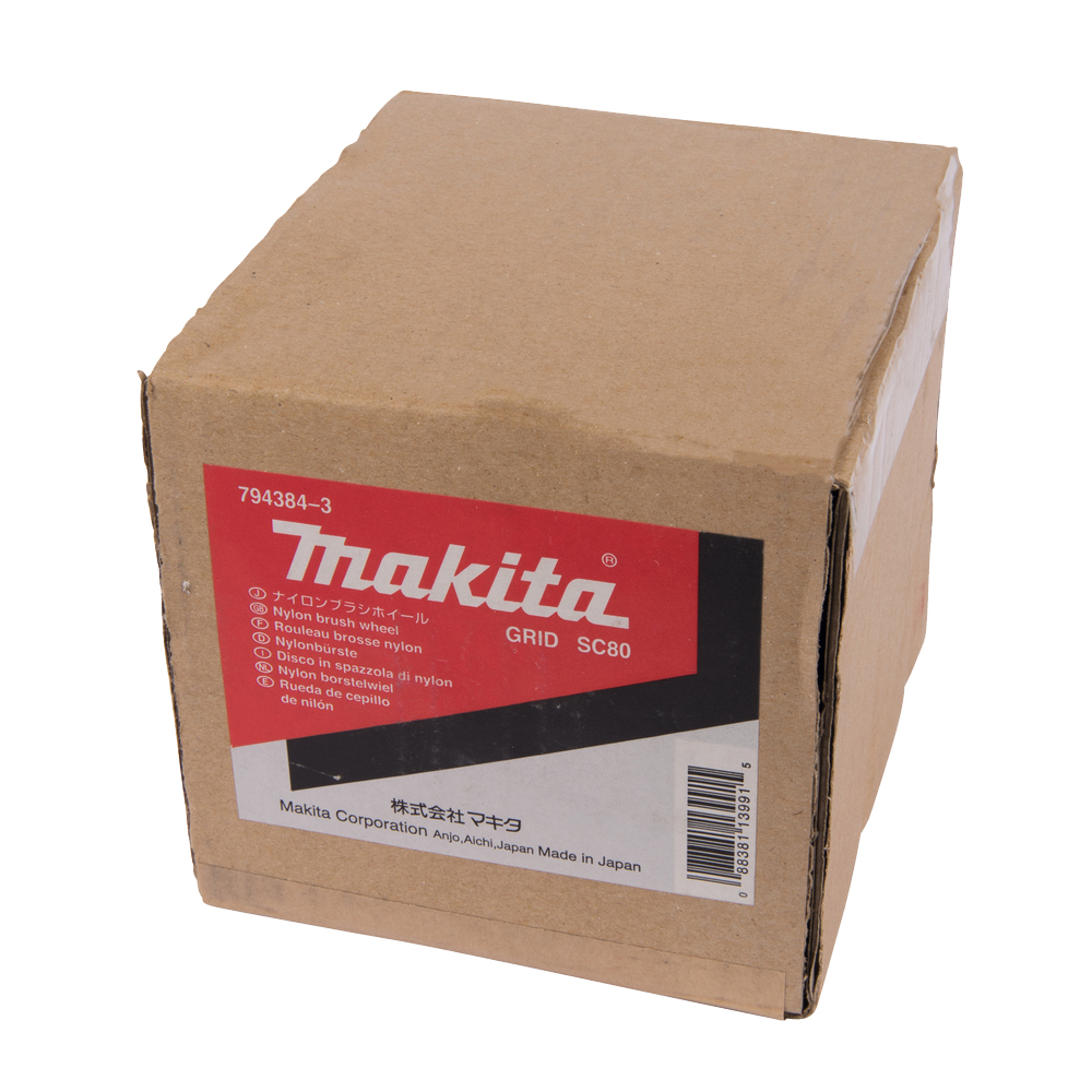 Нейлонова щітка Makita 794384-3. 100х120 мм K80 Нейлонова щітка Makita 794384-3. 100х120 мм K80