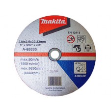 Відрізний диск по металу Makita 30R 230х22.23х2.5 мм, A-85335