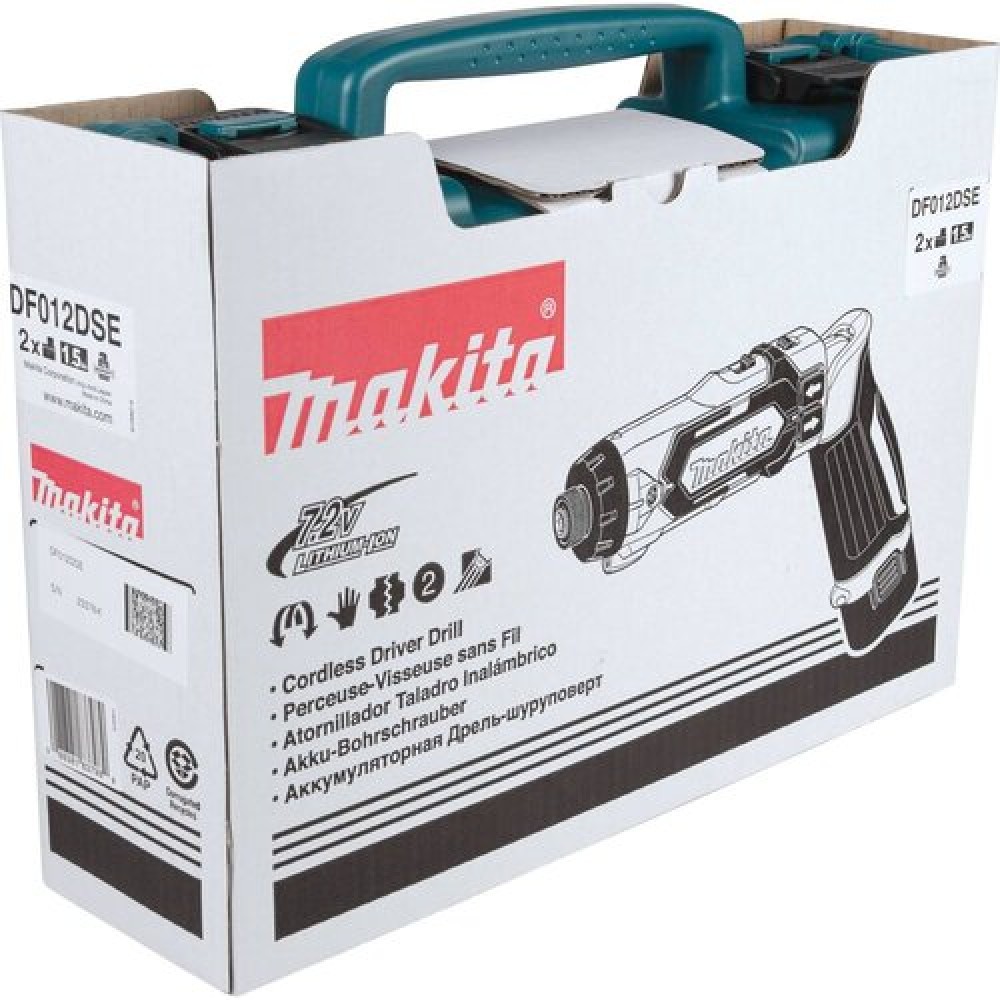 Акумуляторний шурупокрут Makita 7.2 V, DF012DSE Акумуляторний шурупокрут Makita 7.2 V, DF012DSE