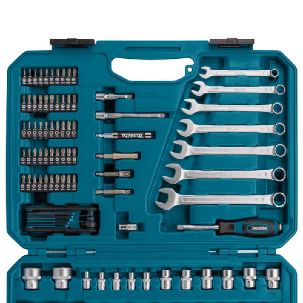 Набір ручного інструмента 120 од. Makita E-06616 Набір ручного інструмента 120 од. Makita E-06616