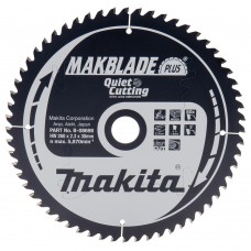 Пиляльний диск Makita MAKBlade Plus по дереву 260x30мм x 60 зуб, B-08698