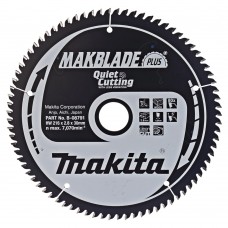 Пиляльний диск Makita MAKBlade Plus по дереву 216x30мм x 80 зуб, B-08791